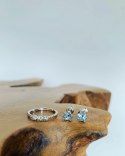 Kolczyki Sky Blue Topaz